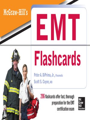 cover image of McGraw-Hill's EMT Flashcards